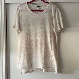 Free People We The Free White Camo T shirt